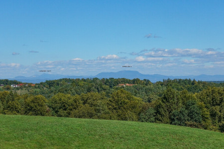 Blick in Richtung Grazer Bergland im Nordosten